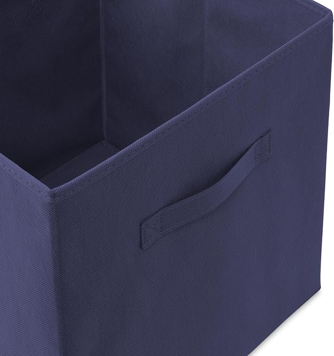 Casafield Set of 6 Collapsible Fabric Cube Storage Bins, Cubby Organizers & More - Image 3