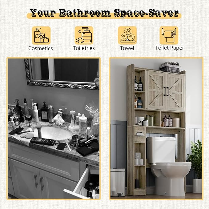 Vabches Over The Toilet Storage Cabinet - Image 5