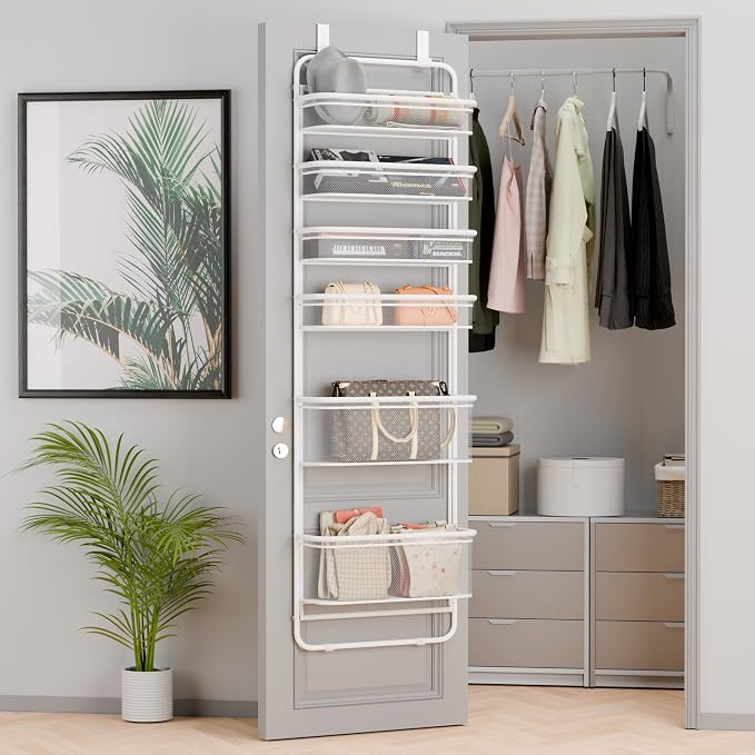 Whitmor Over The Door Organizer Storage, 6 Tier Hanging Door Organizer - Image 2