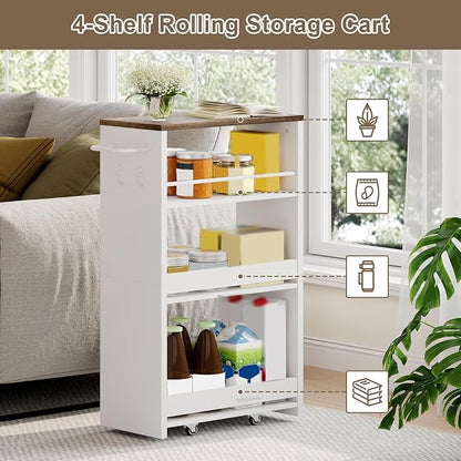ChooChoo 4-Tier Slim Storage Cart - Image 5