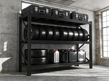 51.2" W Storage Shelves 3600lbs Garage Metal Shelving Heavy Duty Garage Shelves by KILISTEELS