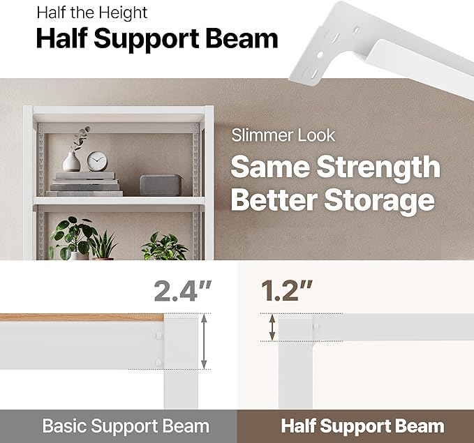 HOMEDANT 5-Tier Rolling Shelving Unit - Image 5