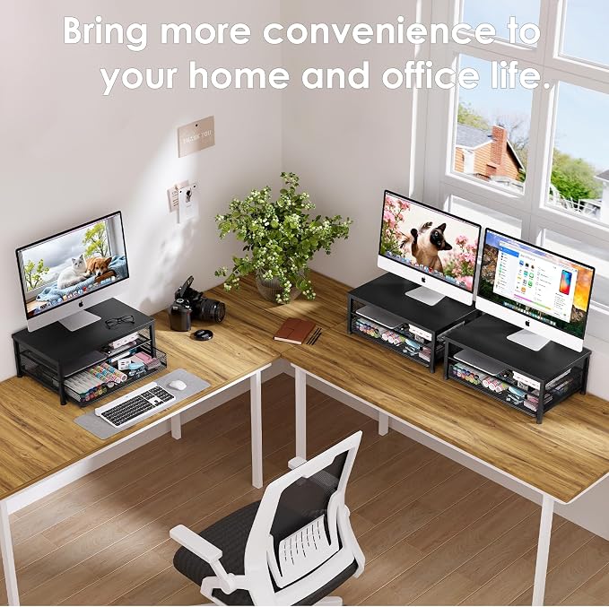 OPNICE Computer Monitor Stand Riser, Desk Organizers and Accessories - Image 6
