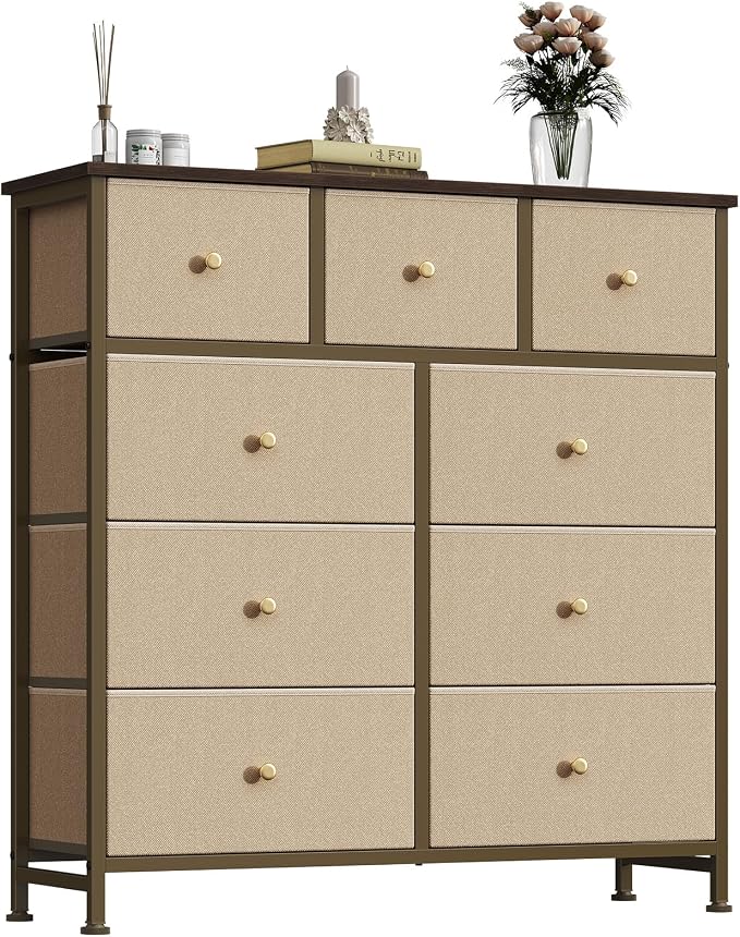 OLIXIS 9 Drawer Tall Dresser for Bedroom, Closet Organizers and Storage | by OLIXIS