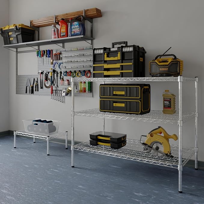 24" Deep x 42" Wide x 34" Height Wire Shelving Kit | 3-Tier | NSF Commercial - Image 5