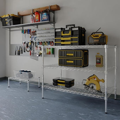 24" Deep x 42" Wide x 34" Height Wire Shelving Kit | 3-Tier | NSF Commercial - Image 5