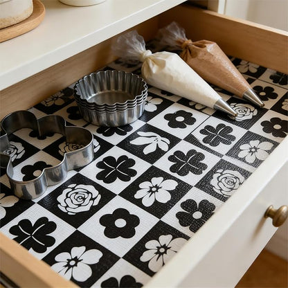 Drawer and Shelf Liner for Kitchen Cabinet, Non Adhesive Anti-Slip Double Layer - Image 8