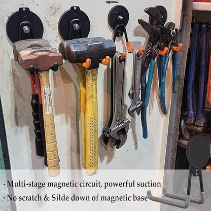 ULIBERMAGNET Magnetic Garage Hook, Cordless Drill Hooks Heavy Duty, Power Tool - Image 3