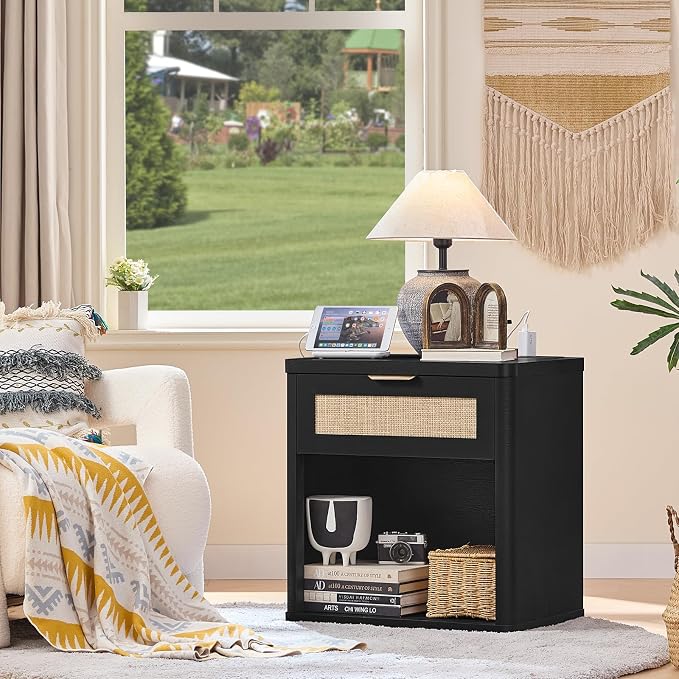 LEYAOYAO Rattan Nightstands Set of 2 - Image 6