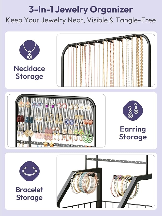 SWTYMIKI Jewelry Organizer - Image 5