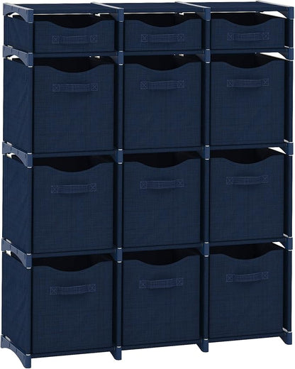 12 Cube Closet Organizers And Storage | Includes All Storage Cube Bins | Easy by Neaterize