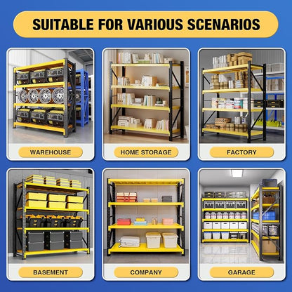 torage Shelves, Garage Shelving Heavy Duty Metal Adjustable Garage Shelves - Image 5