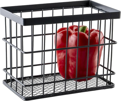 G.E.T. WB-745-MG Rectangular Metal Storage Wire Basket by Unknown