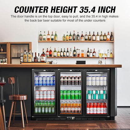 Beverage Refrigerator, 53.15W Inch 12 Cu.Ft Drink Fridge, Back Bar Beer Fridge - Image 2