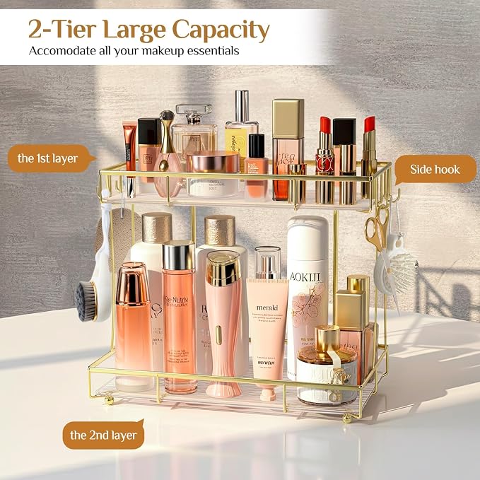 Bathroom Organizer Countertop Perfume Organizer Makeup Organizer Cosmetics - Image 2