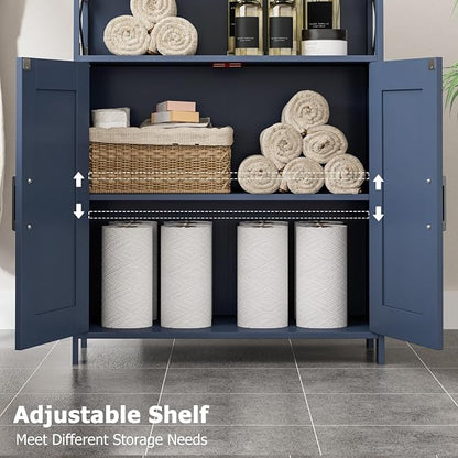 Homhedy Farmhouse Bathroom Storage Cabinet - Image 6