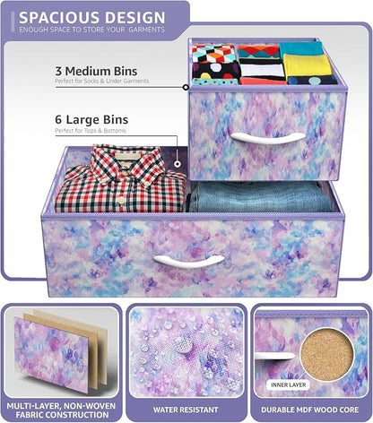 Sorbus Kids Dresser with 9 Drawers - Image 5