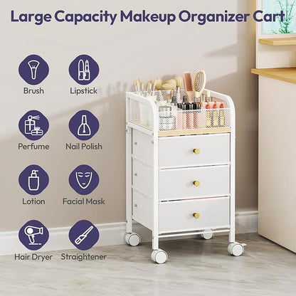 SWTYMIKI Rolling Makeup Organizer Cart - Image 6
