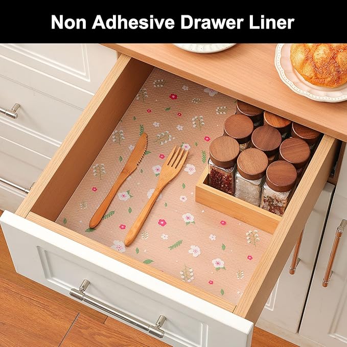 Cooyes Shelf Liner – Premium Non-Adhesive Cabinet & Drawer Liner - Image 3