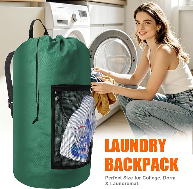 Laundry Bag Backpack Durable Laundry Bag - Image 4