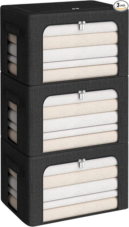 CYhom 3Pack Foldable Storage Bins by CYhom