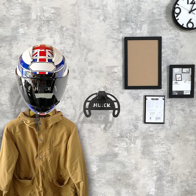 HUCK 2 Pack Helmet Wall Mount Holder Rack - Image 4