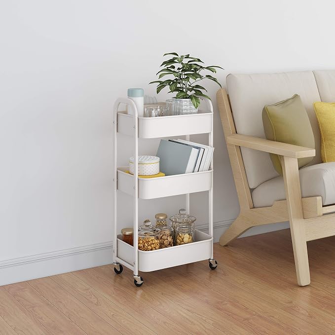 MAX Houser 3-Tier Rolling Utility Cart - Image 7