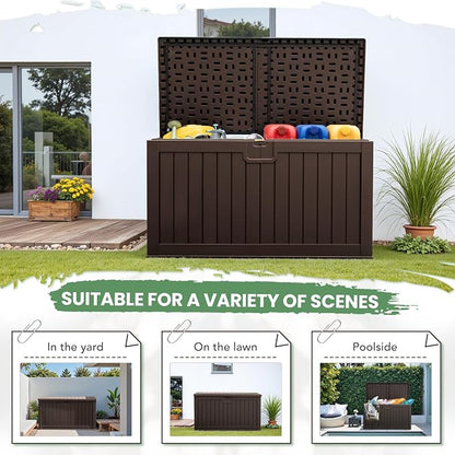 Greesum 230 Gallon HDPE Outdoor Storage Box - Image 6