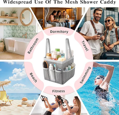 Mesh Shower Caddy, Portable Shower Caddy Bag - Image 7