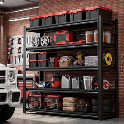 84" H Heavy Duty Metal Storage Shelving, 5000 LBS Capacity - Image 3
