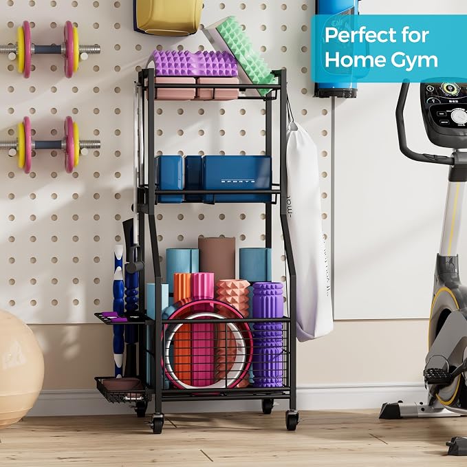 Sports Equipment & Toy Storage Rack - Image 4