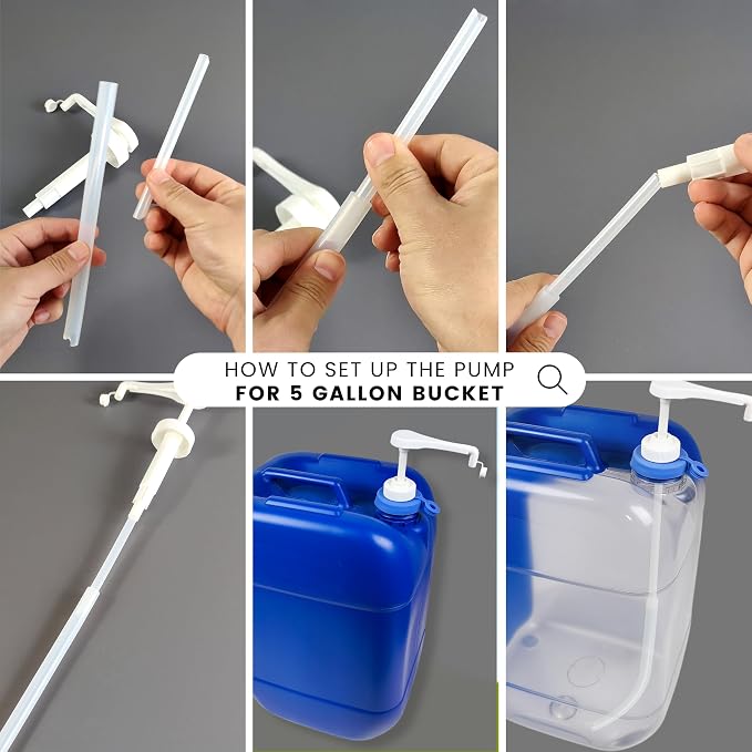 Pump for Gallon Jug & 5 Gallon Bucket, Leakproof Heavy Duty | Pump Dispenser - Image 5
