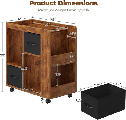 Yaheetech Narrow Side Table - Image 3