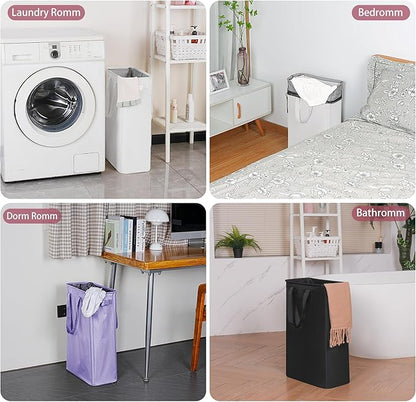 efluky Slim Laundry Basket, Narrow Laundry Hamper - Image 7