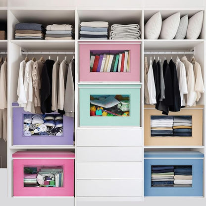 Threehoney 10 Pcs Fabric Storage Cubes - Image 6