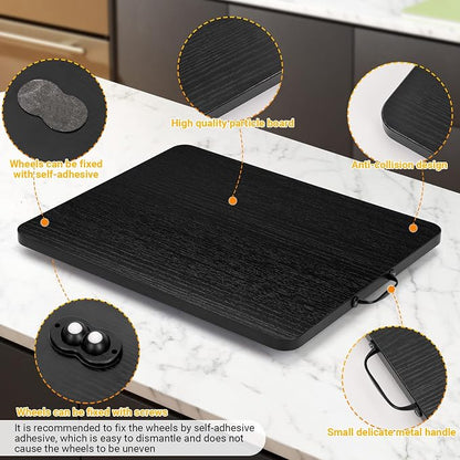 Sliding Tray for Coffee Maker, 360° Rotating Appliance Slider for Kitchen - Image 6