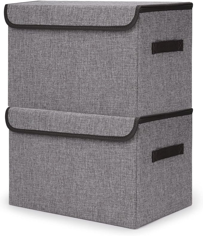 Large 42 Quarts Fabric Storage Bins by Bagnizer