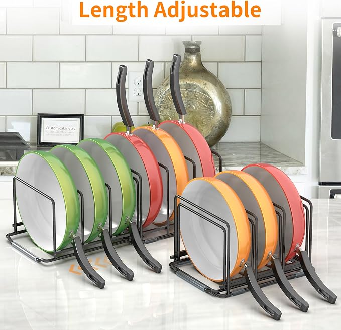 Adjustable 2.2in Pan Organizer Rack - Image 3