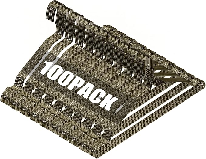 SPECILITE Metal Wire Hangers 100 Pack, Bulk by SPECILITE