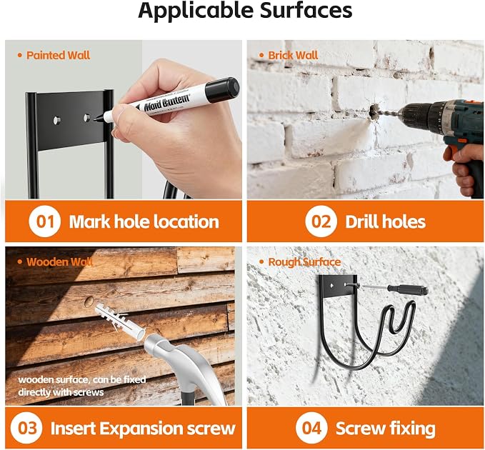Garden Hose Holder Wall Mount, Garage Accessories - Image 7