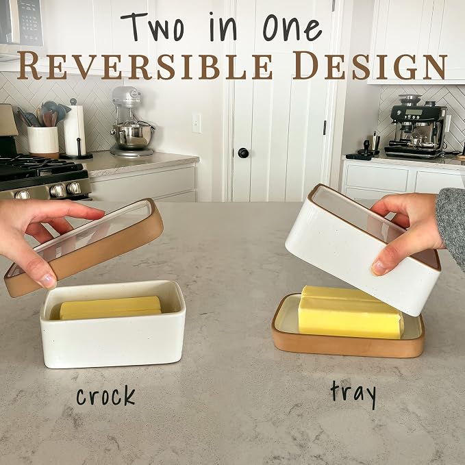 Mora Ceramic Two-in-One Butter Dish - Image 2