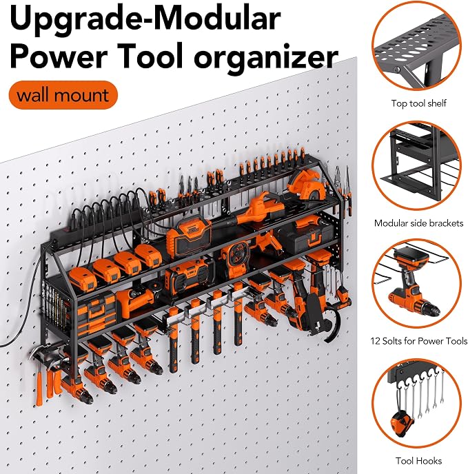 Extra Large Power Tool Organizer Wall Mount - Image 5