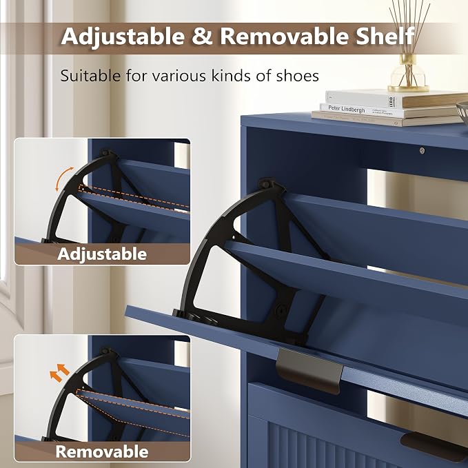 BORNOON Shoe Cabinet for Entryway - Image 6