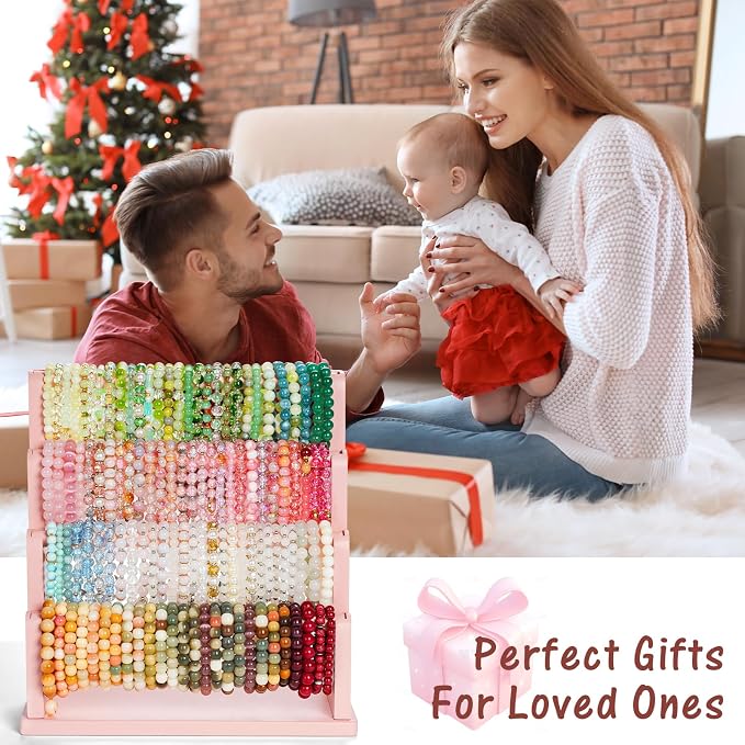 Emfogo Bracelet Holder, 4 Tier Bracelet Organizer Storage - Image 6