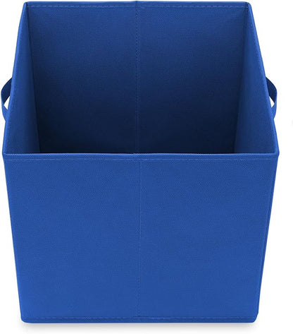 Casafield Set of 6 Collapsible Fabric Cube Storage Bins, Royal Blue - Image 4