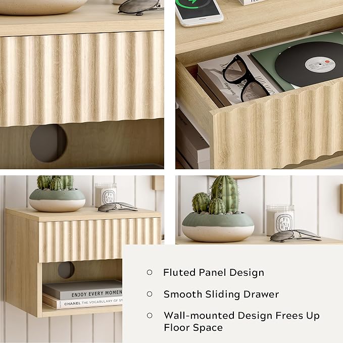 Floating Nightstands Set of 2 - Image 3