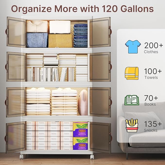 360Qt Stackable Storage Bins - Image 3