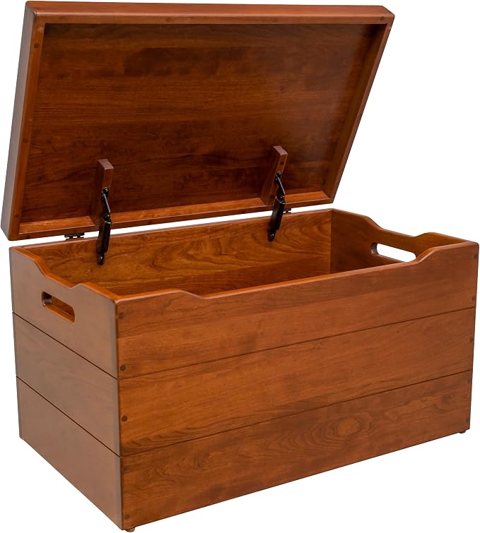 Amish Made Wooden Storage Chest Trunk Box by HopeWoodworking