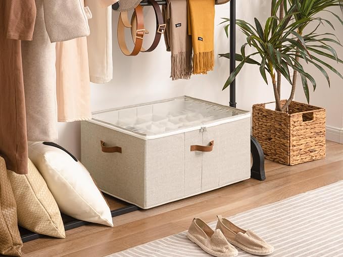StorageWorks Shoe Organizer for Closet, Fits up to 24 Pairs, Shoe Cubby Storage - Image 5