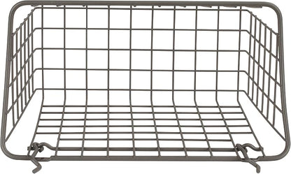 Spectrum Large Wire Basket Pegboard Wall Organizer Metal Pegboard Storage Bin - Image 9
